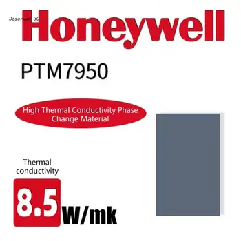Conductivité thermique Pad Honeywell - PTM7950 à Changement de Phase, Pad de Silicone MaterialLaptop CPU du GPU de la Graisse au Silicone Pad 0,25 MM