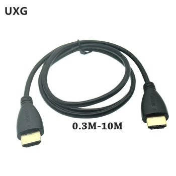 0,3 M-10MHigh Qualité HD Mini-adaptateur Micro HD-connecteur 4K compatible HDMI Câble Adapté Pour la PS3 HDTV DVD XBOX PC Pro