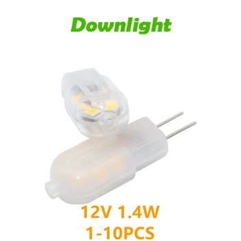 1-10PCS Mini LED Ampoule G4 12V 1.4 W Haut Lumineux 3000k/4000k/6000k Convient pour la Lampe de Cristal de Salle de Séjour et d'Éclairage de Bureau