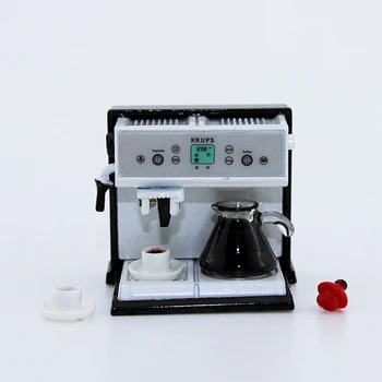 1:12 Miniature Machine À Café, Cafetières, Tasses Jeu De Simulation De Boire Modèle De Cuisine Maison De Poupées Accessoires Maison De Poupée Décoration