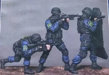 1/35 Résine Figures Modèle kits de 3 police Moderne, Unassambled non peinte 152