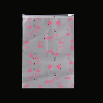 1/5pcs S/M/L/XL/XXL Flamingo Travel Vêtements Sacs de Stockage EVA Pochette zippée Imperméable à l'eau de Tissu Organisateur de Sac en Plastique