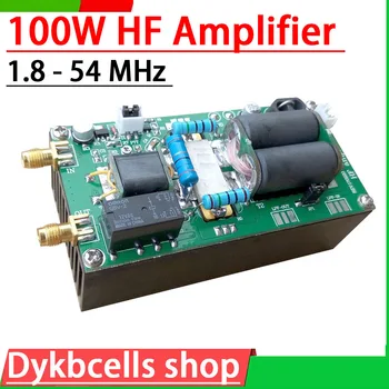 1.8-54MHz 100W Amplificateur HF SSB linéaire de l'Amplificateur de PUISSANCE RF Pour YAESU FT-817 KX3 CW, AM, FM radio amateur DTS RFID Signal à onde courte AMP