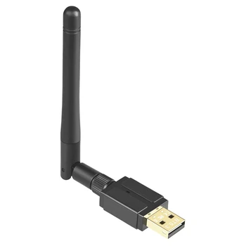 1 Jeu 100 M de l'Antenne Externe USB Bluetooth 5.3 Adaptateur USB Bluetooth Émetteur Récepteur (Noir)