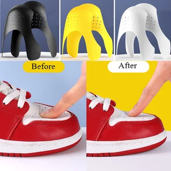 1 Paire Anti Pli Protecteur Pour Les Sneakers Embout Anti Pli Protection Chaussure Civière Soutien Chaussures Accessoires 4 Couleurs