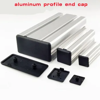 10-50PCS en Nylon Noir de Profil en Aluminium Capuchon d'Extrémité de la Plaque de Couverture pour 2020/2040/3030/4040/4080/4545 de l'UE d'Extrusion d'Aluminium