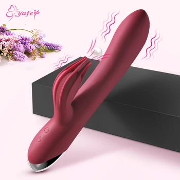 10 Vitesses de point G Vibrateur Puissant Gode Vibrateur Lapin pour les Femmes Clitoris Stimulation Massage Jouets Adultes de Sexe Rechargeable par USB