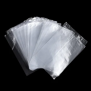 100PCS PVC d'emballage de Sacs de Plastique, Film d'Emballage par rétraction des Sacs Pour les Savons Bouteilles de Bombes pour le Bain Emballage Paniers-Cadeaux