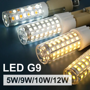 10pcs/Lot G9 Ampoule LED 5W 9W 12W 15W 20W AC110V-265V de Gel de Silice Lampe, Puissance Constante de la Lumière d'Éclairage à LED SMD2835 3014 Ampoule