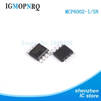 10PCS MCP6002-I/SN SOP8 MCP6002-je MCP6002 amplificateur Opérationnel op amp Dual, 1.8 V, 1MHz Nouveau