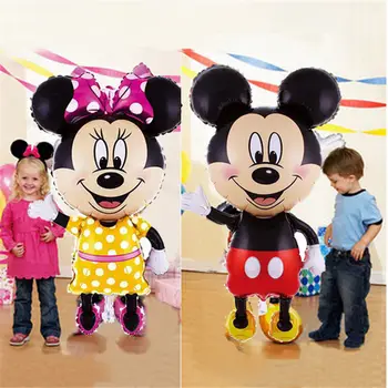 112cm Disney Mickey Minnie Jouets Gonflables Ballons Anniversaire de la Fête de Mariage Décoration Gonflable d'Air Ballons KidsClassic Jouets