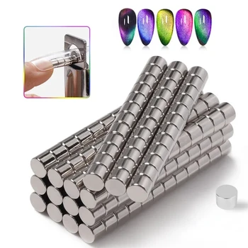 12Pcs/Sac Magnétique Bâton Effet Fort de la Plaque de Gel UV Vernis 3D de la Ligne de Bande le bout des Ongles Coupeurs de Nail Art Aimant Manucure Supplie