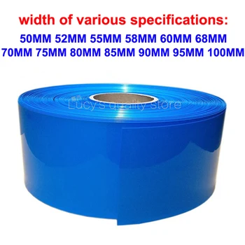 1M 18650 batterie au lithium PVC thermorétractable tube de divers batterie au lithium polymère PVC gaine thermo rétractable film de la peau
