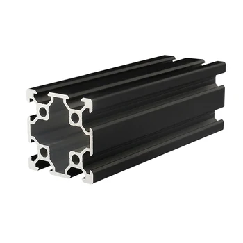 1PC 4040 Noir Double Fente en V fente en Aluminium d'Extrusion de Profil pour CNC, Imprimantes 3D
