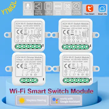 1Pcs Smart Switch Module 3.0 Pas Neutre Fil Nécessaire à la Maison Intelligente BRICOLAGE Lumière Disjoncteur Travaille avec Alexa Accueil Google