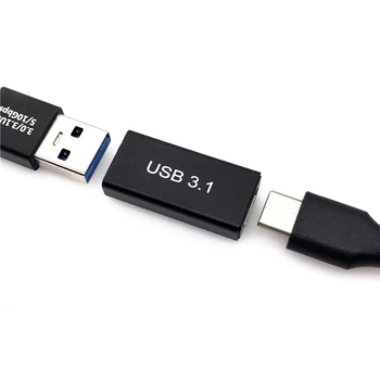 1pcs Type C Adaptateur Femelle pour USB3.0 Femelle Convertisseur USB Portable-C Adaptateur de Charge de Type C, Câble d'Extension pour Téléphone Tablette