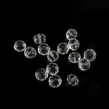 2/3/4/6/8/10/12/14/16/18mm Cristal à Facettes Rondelle Perles pour la Fabrication de Bijoux Bricolage Perles pour Bracelets et Colliers