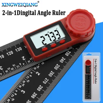 200mm instrument numérique de l'angle de l'inclinomètre angle numérique à l'échelle goniomètre électronique rapporteur d'angle détecteur de