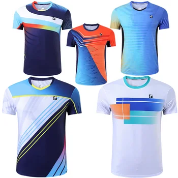 2022 Nouveau T-Shirt de Tennis Pour Hommes Femmes Enfants des vêtements de sport à séchage Rapide Haut de Tennis Shirts Filles t-Shirt de Badminton tennis de table shirts
