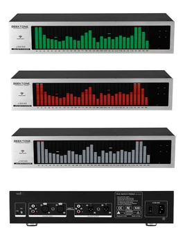 2023 Nouveau 2U Numérique Analyseur de Spectre d'Affichage à LED Équilibrée de la Musique de l'Audio de la Télécommande commande Vocale en Ligne de l'Indicateur