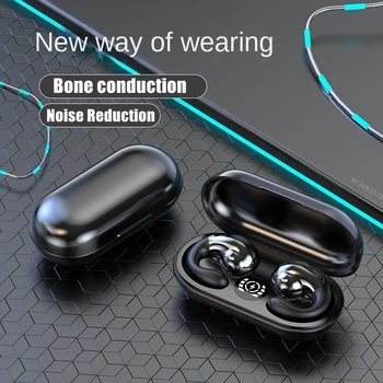 2023 NOUVEAU Bluetooth 5.3 Réduction de Bruit Casque TWS sans Fil à Conduction Osseuse Sports Écouteur Casque Étanche pour iphone