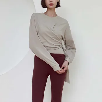 2023 Nouveau dans les Sweat-shirts pour Femmes de Mode de Dames de Conception de Boutique Plaine Shirts Tops Femme Casual Streetwear Feminie Usure Élégant