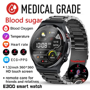 2023 Nouvelle Smartwatch de Sucre dans le Sang les lipides Sanguins, la Pression Artérielle la Température du Corps de Surveillance de la Santé de la Smart Watch pour des Femmes des Hommes de l'Horloge
