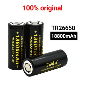 2023 Original Nouveau 26650 Batterie 18800mAh 3.7 V 50A Rechargeables au Lithium-Ion 26650 Batterie pour Lampe de poche LED + Chargeur