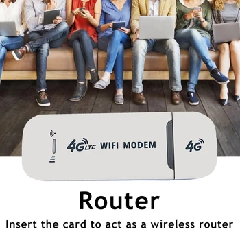 2023 Pratique de la Carte Wifi 150 mbps Modem Stick 4g Lte Portable Mini Extérieure Hotspot Wifi Dongle Récepteur Mini Routeur sans Fil