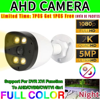 24H Pleine de Couleur de Vision de Nuit CCTV AHD Appareil photo 5MP 4.0 MP 1080P Tableau Lumineux Led HD Numérique Pour l'Extérieur, l'Éclairage des rues Imperméable à l'eau