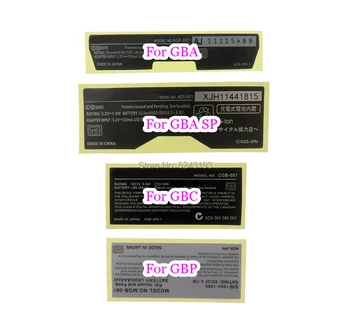 2pcs Remplacement Pour Nintendo Gameboy GBA GBA SP pour GBC pour le GBP Console de Jeu Nouvelle Etiquettes Stickers
