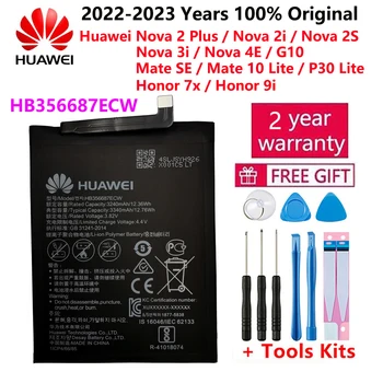 3.82 V 3340mAh HB356687ECW Pour Huawei P Smart+ 2018 INE-LX1 INE-L21 INE-LX1r INE-LX2 INE-LX2r INE-LX9 INE-AL00 INE-TL00 Batterie