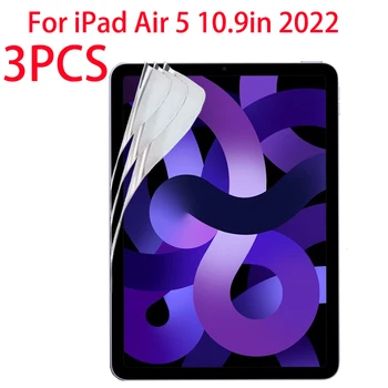 3 PCS ANIMAL de compagnie Doux Film protecteur d'écran pour Apple iPad Air 5 (2022) film de protection pour iPad Air (5ème génération) A2589 A2591