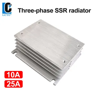 3 phase à l'état solide relais en aluminium dissipateur de chaleur pour 10A-25A ssr nouveau dissipateur de chaleur