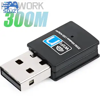 300Mbps Mini USB sans Fil Wifi Adaptateur Wi-fi au Réseau Carte réseau LAN 802.11 b/g/n RTL8188 Adaptateur de Carte Réseau pour PC Ordinateur de Bureau
