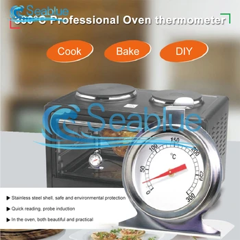 300°C Inox Thermomètre à Four Mini Cadran Stand Up Compteur de Température d'ustensiles de Cuisine BBQ au Chaud les Aliments chauds de l'Huile de l'Aiguille du Thermomètre