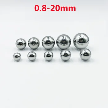 304 en Acier Inoxydable Perles de Boule Dia de 0,8 6.35 3 ~20mm Lisse Solide à Billes de Haute Précision Roulements à Rouleaux Billes Solides Balle de Fronde