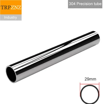 304 tube d'acier inoxydable de précision tuyau de diamètre Extérieur de 29mm de diamètre 27 mm 25mm tolérance de 0,05 mm poli à l'intérieur à l'extérieur