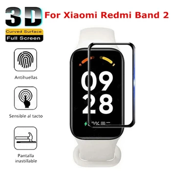 3D Incurvé Protecteur d'Écran Pour Redmi Bande 2 Smart Bracelet de montre en Verre Trempé Film de Protection pour Xiaomi Smart Band 8 Active de Verre