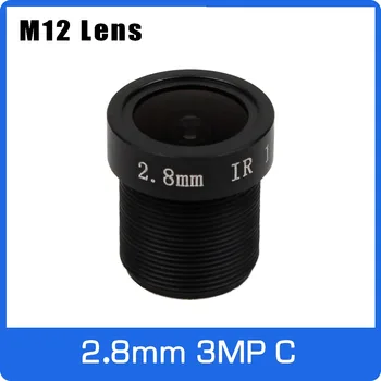3mégapixel embase M12 1/2.7 pouces 2.8 mm grand Angle de 140 CCTV Lens Pour la HD 1080P Caméra de VIDÉOSURVEILLANCE de la Livraison Gratuite