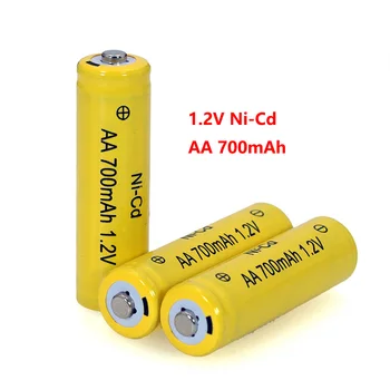 4PCS NI-CD Piles AA 1.2 v Rechargeables Batterie nicd 1.2 V Ni-Cd aa Électriques Pour le Contrôle à distance de voiture de Jouet RC ues