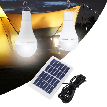 5 Modes de 20 COB LED Lumière Solaire Ampoule Portable Accrocher la lampe Rechargeable par USB de l'Énergie de l'Ampoule de la Lampe pour le Camping en plein air Tente Solaire Lampe