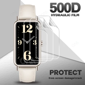 500D Doux film de Protection pour Huawei Watch Ajustement Mini Smartwatch Protecteur d'Écran de Cover Accessoires Pour l'Honneur de Regarder ES (pas de verre