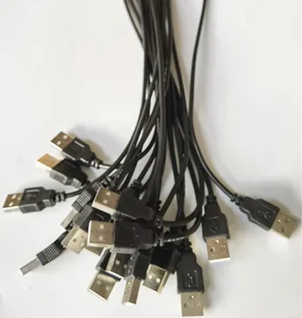 50CM, 100CM USB LED Connecteur du Câble de la ligne de 2broches USB Prise d'Alimentation Branchez le Fil de Connecteurs pour DC5V Seule la Couleur de Lumières de Bande de LED