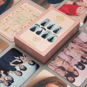 55pcs/set Kpop OH MA FILLE Lomo Cartes de Photo de l'Album de l'AMOUR VÉRITABLE carte Postale de Photo Tirages Photos Fans de Cadeau de Nouvel Album de Cartes