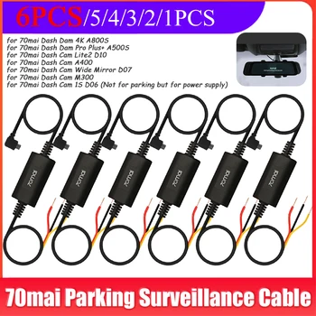 5PCS/1PC 70mai Parking de Surveillance Câble pour 70mai de Câblage du Kit de 4K A800S A500S D06 D07 Lite2 D10 M300 24H de Stationnement de Moniteur