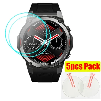 5pcs pack Verre Trempé pour Zeblaze Vibe 7 Pro Smart watch Verre Protecteur d'Écran de 9H 2.5 D Film