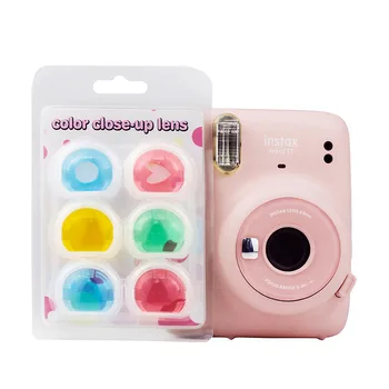 6 PCS Jeu de Close-up Lens Coloré Filtre de Couleur Miroir pour Fujifilm Instax Mini 11 Film Instantané Caméras Photographiques Accessoires