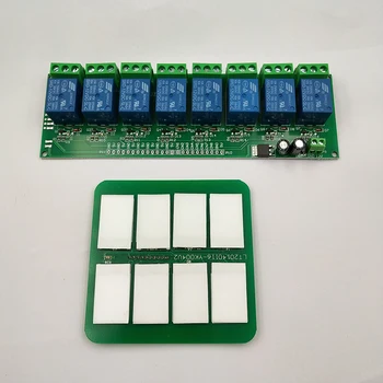 8 canaux multiples façons de toucher le relais module de 8 façons contact carte à relais module de commande