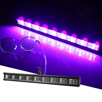 9X2W UV LED Effet de la Lumière UV Barre de Lumière d'Étape de LED Effet de Lumière DJ Disco UV Éclairage Violet de Rondelle de Mur de Fête de Noël du Club de la Lampe
